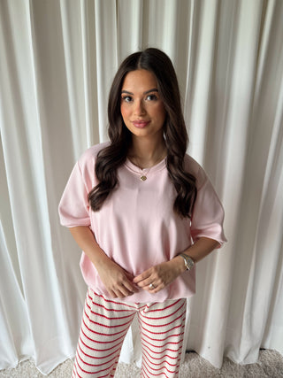 Elena t-shirt Roze