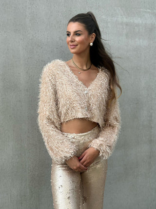 Rima pantalon goud