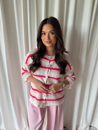 Sanne cardigan roze