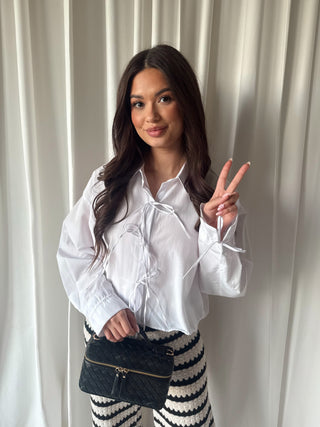 Zena striped knit pantalon