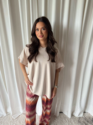 Miso pantalon burgundy