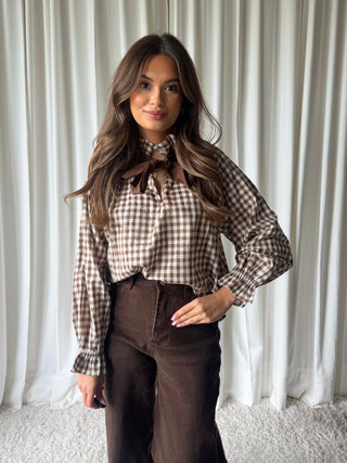 Merel blouse bruin