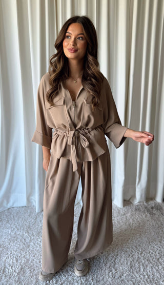 agata blouse camel