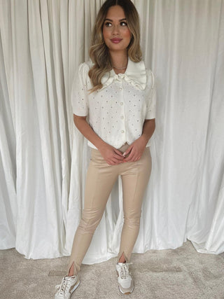 Iris pantalon beige