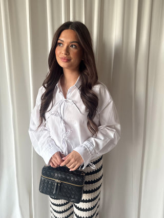 Zena striped knit pantalon