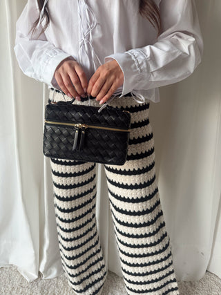 Zena striped knit pantalon