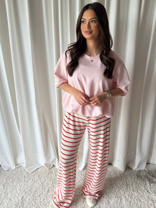 Elena t-shirt Roze