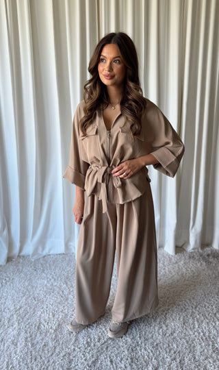 agata blouse camel