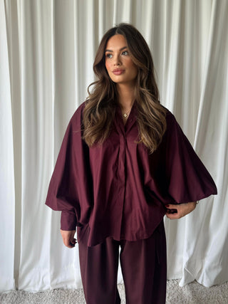 Alma pantalon burgundy