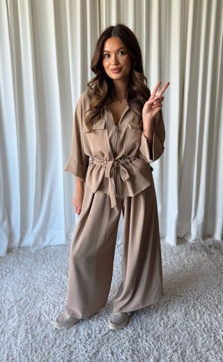 agata blouse camel