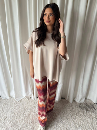 Miso pantalon burgundy