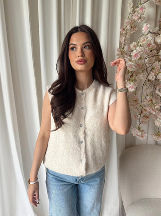 tina cardigan beige