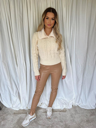 Iris pantalon camel