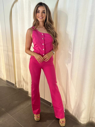 Sara suit top roze