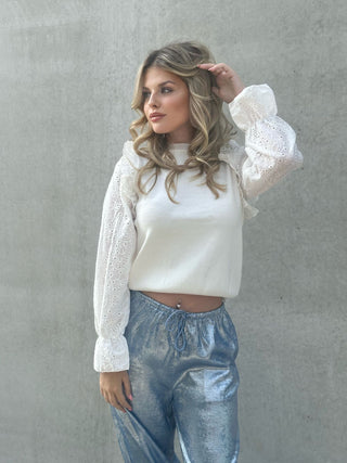 Pearl pantalon blauw