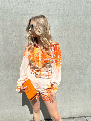 pipa blouse oranje