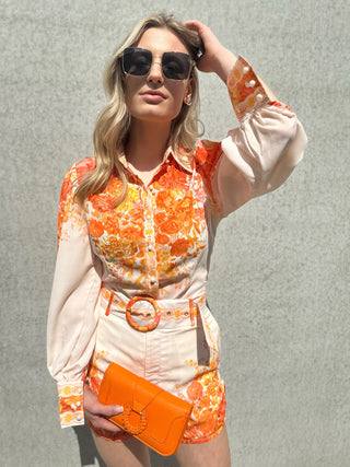 pipa blouse oranje